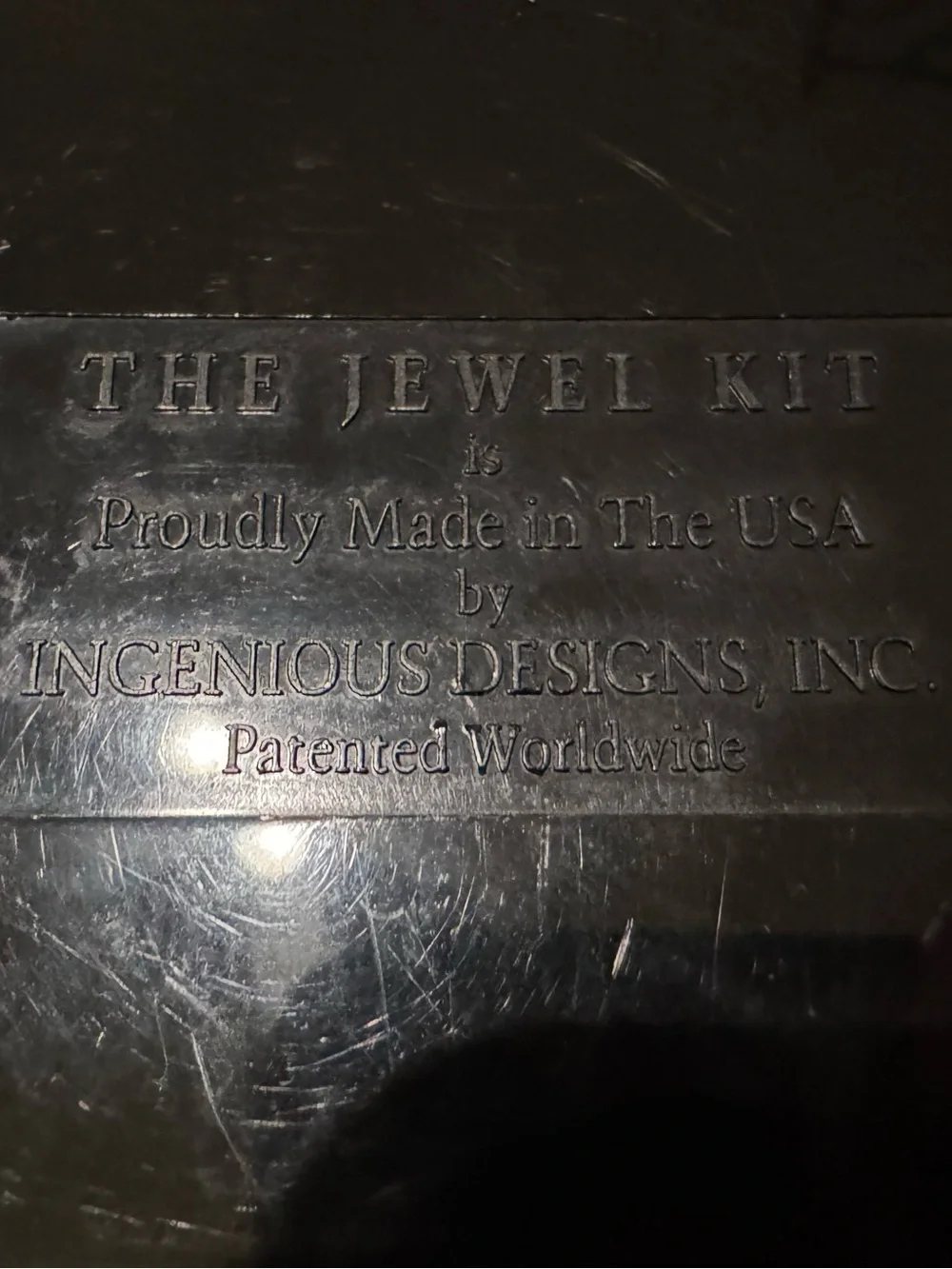 Vintage Joy Mangano The Jewel Kit Accordion Fold Out Jewelry Box Black 90s Y2K